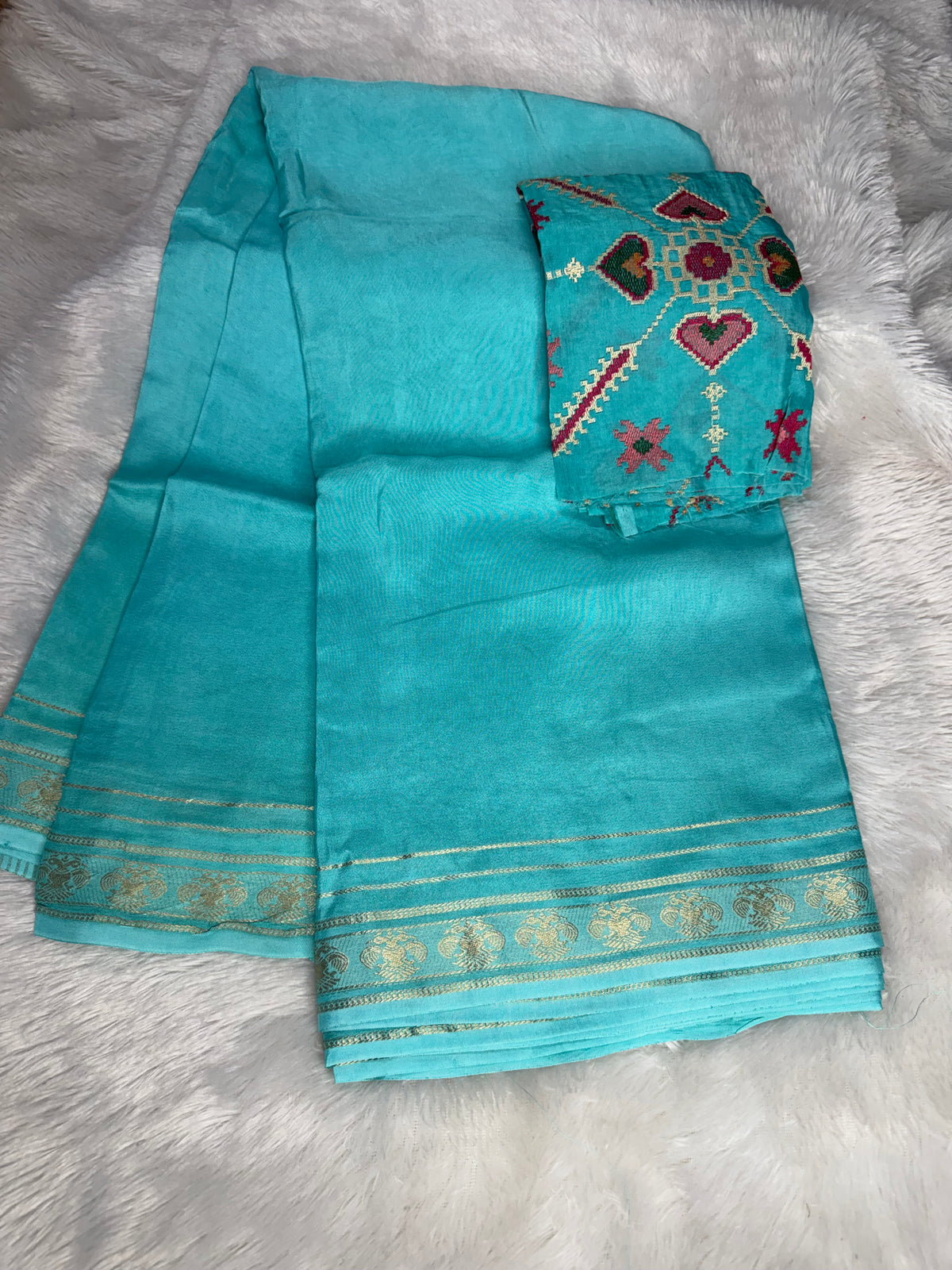 Mysore crepe saree-SR1340B