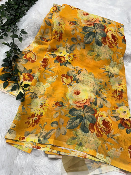 Georget flora saree-SR1099J