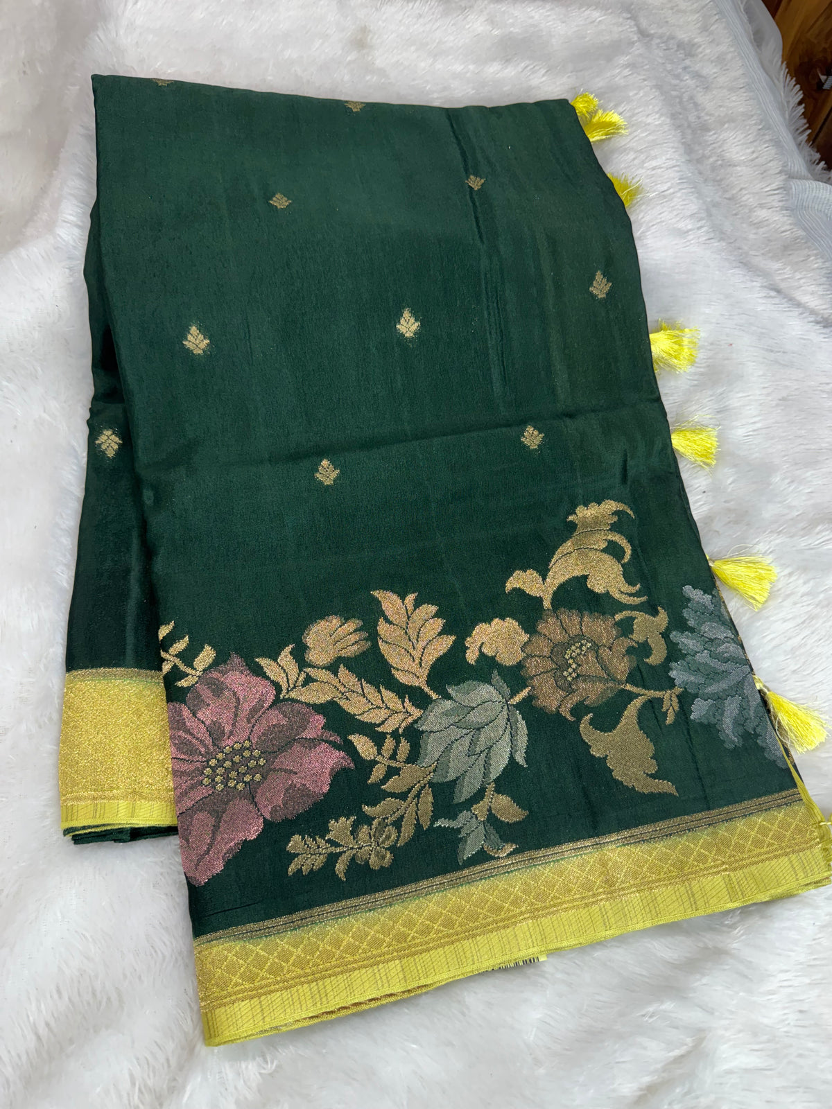 Handloom Matka silk sarees-SR1313