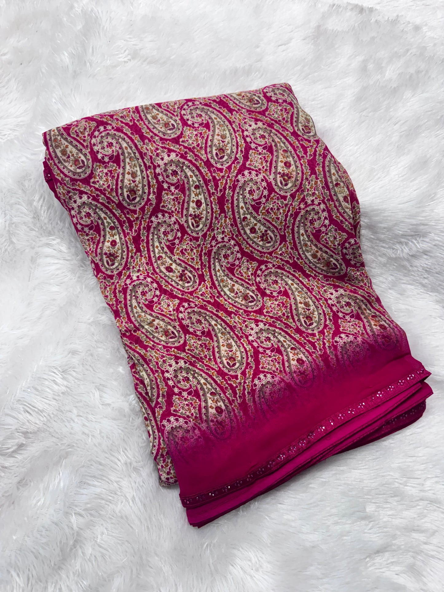 Georget fancy saree-SR1260