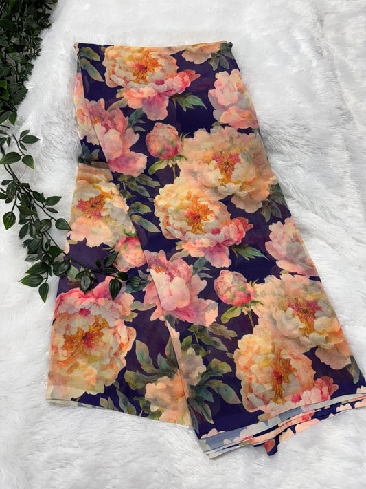 Georget flora saree-SR1099S