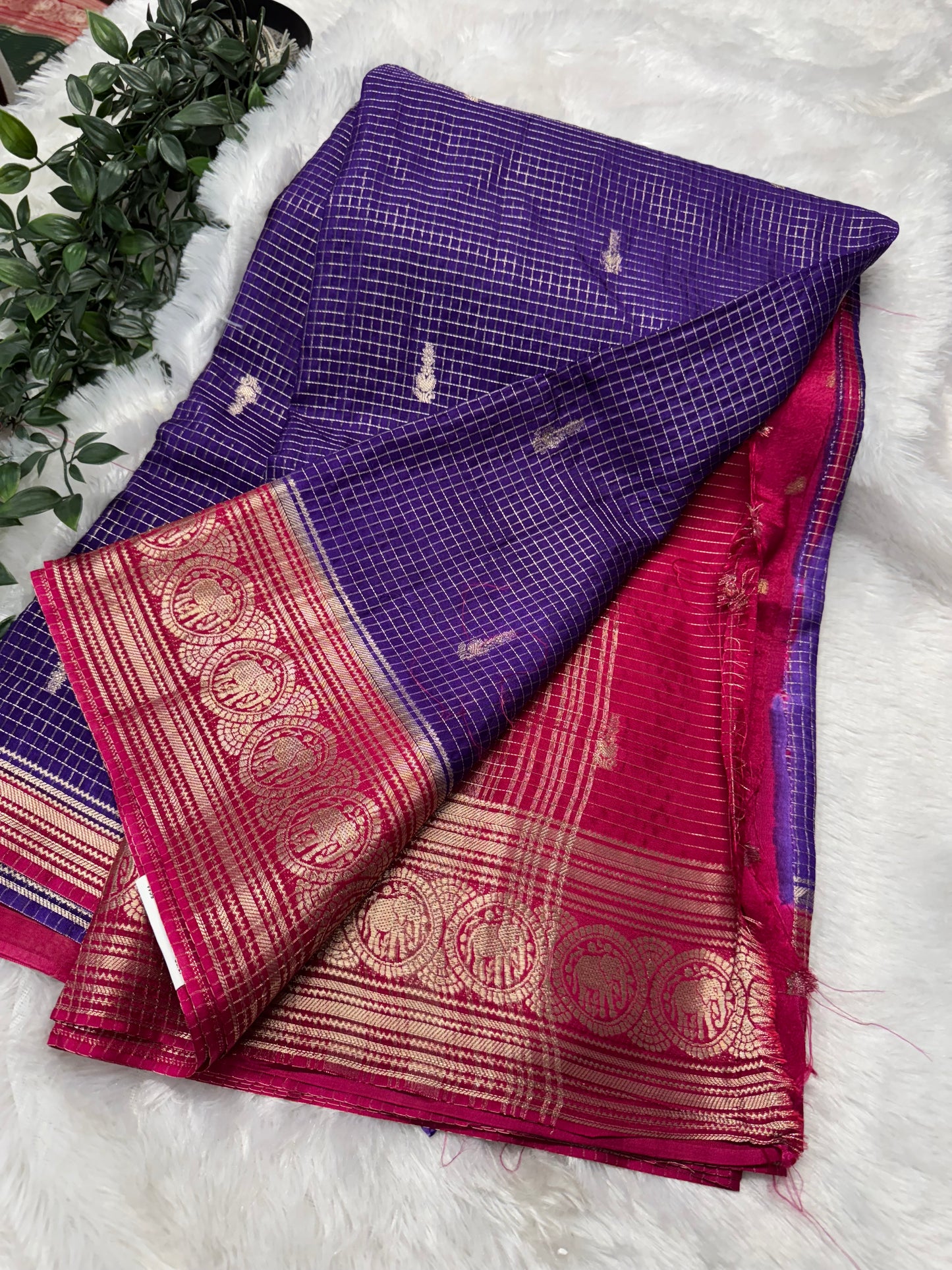 Vintage checks Mysore Georget-SR1174H