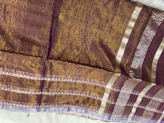 Linen tissue saree-SR1205I