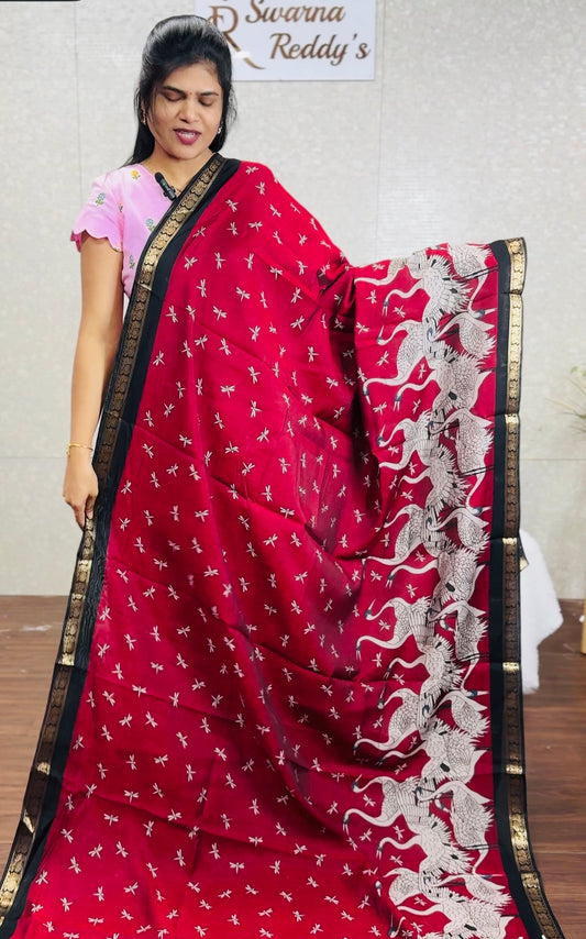 Chanderi saree-SR1001A