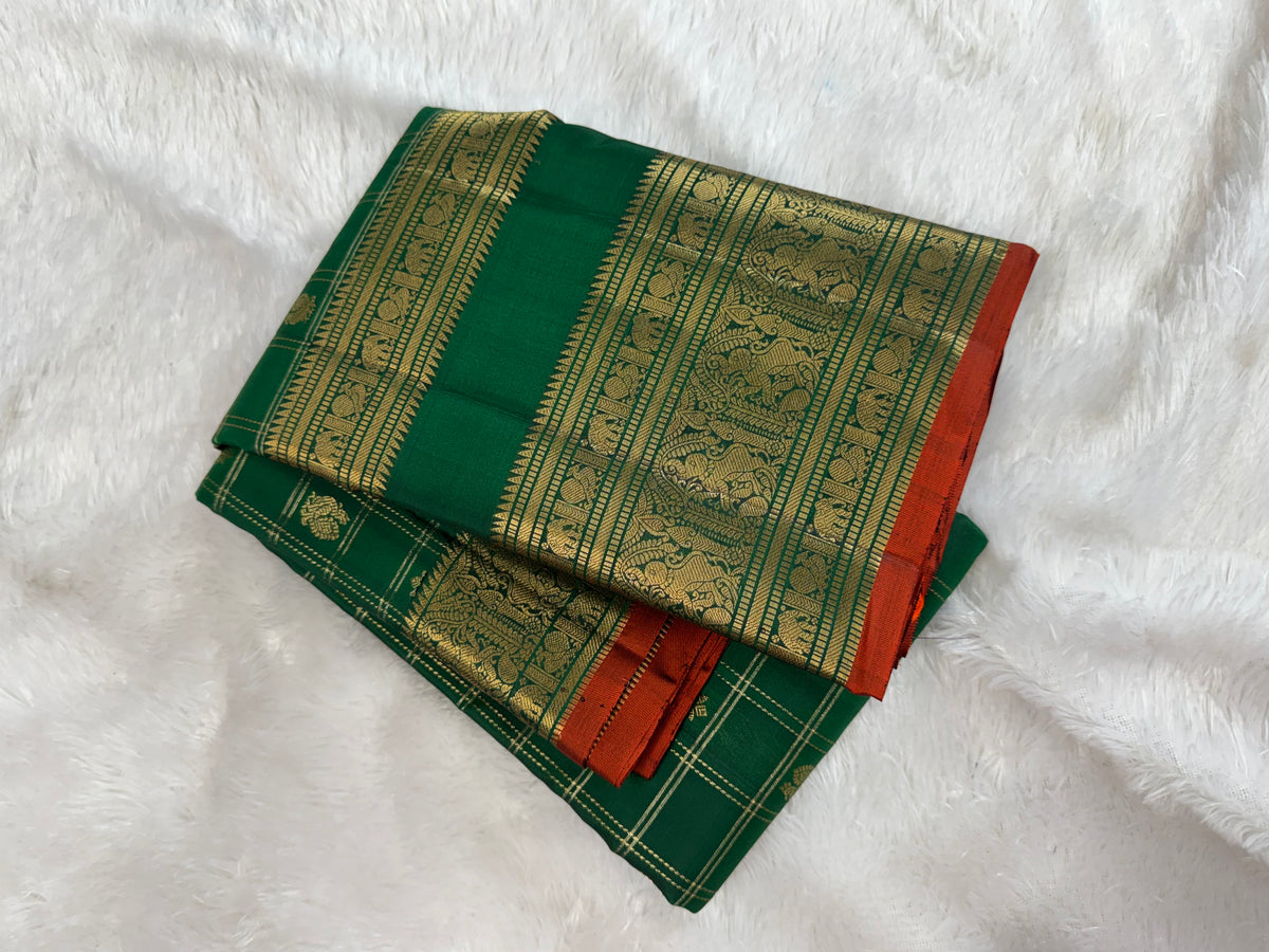 Handloom Kanchipattu saree-SRKP1