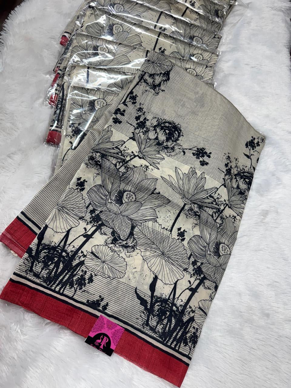 Tassar crepe silk sarees-SRCS001