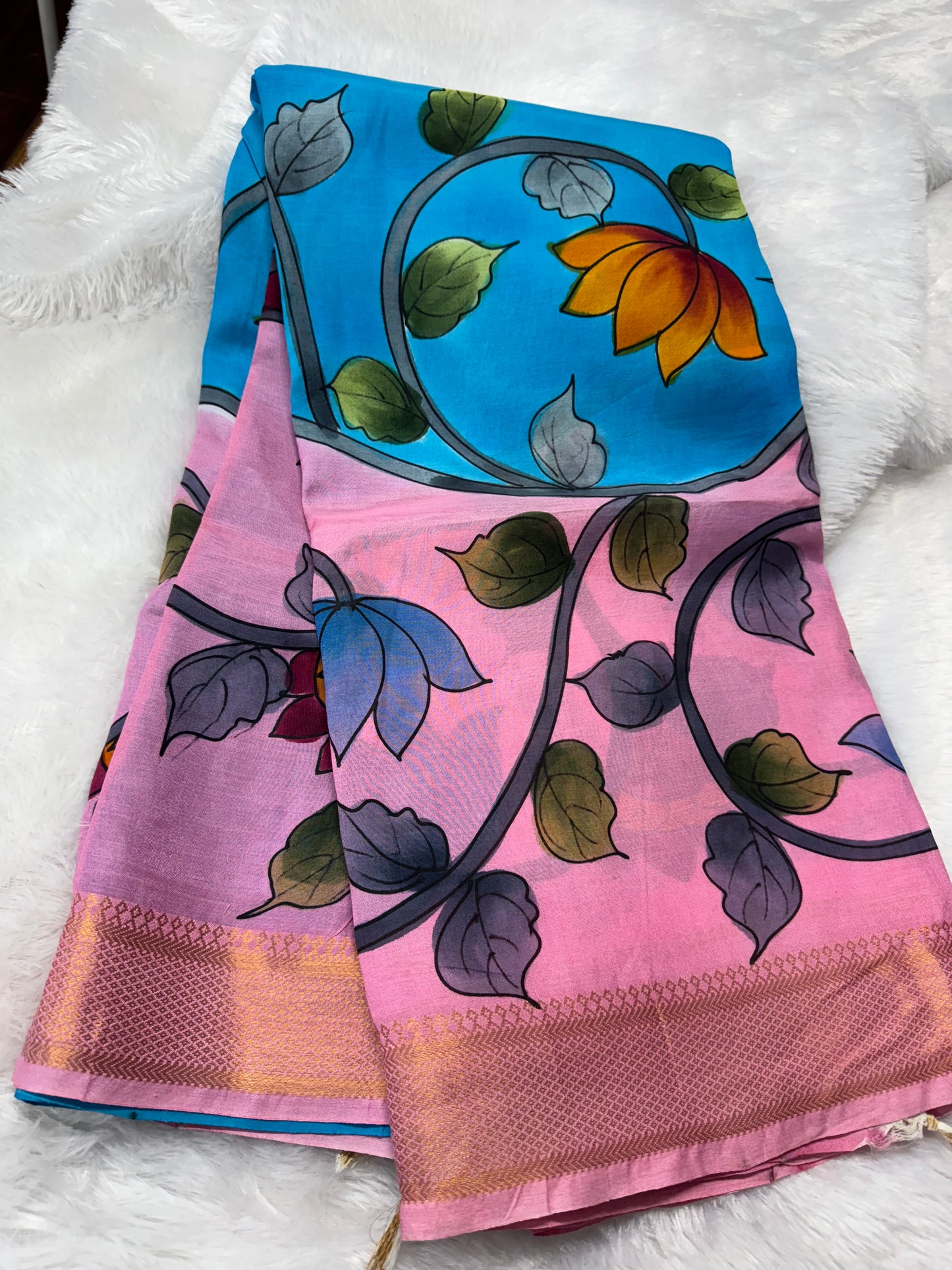 Managalagiri pattu digital print saree-SR1169E