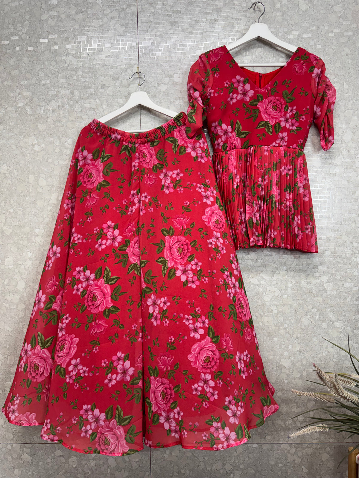 Georget peplum sets-SRP002S