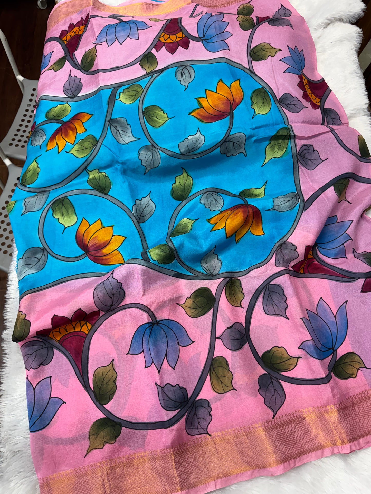 Managalagiri pattu digital print saree-SR1169E