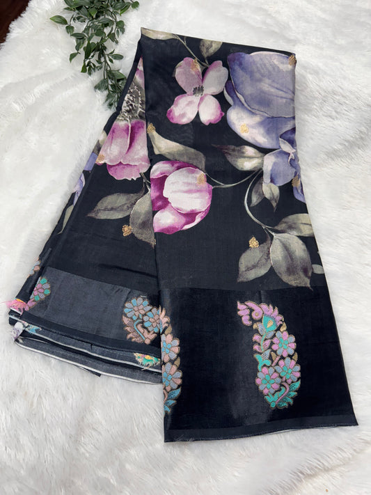 Handloom matka silk saree-SR1167C