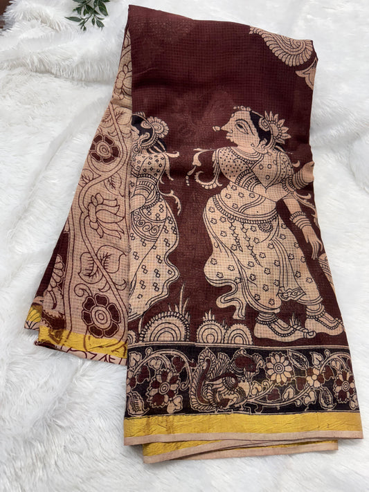 Kota Kalamkari saree-SR1160C