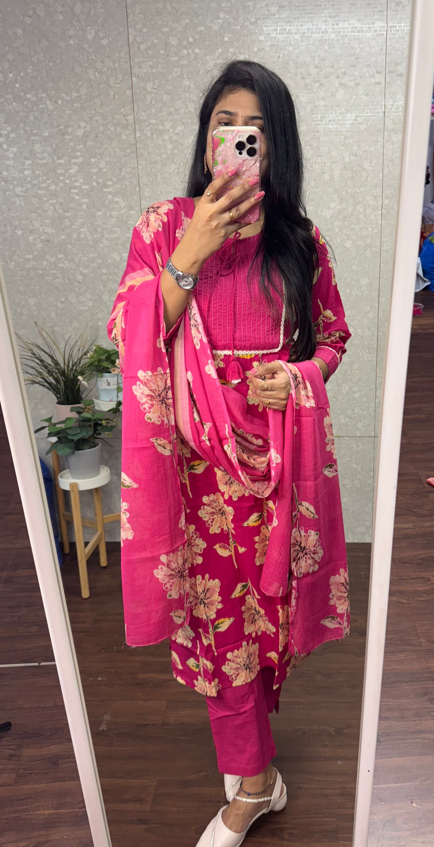 Pure  Cotton printed suit-SRS008A