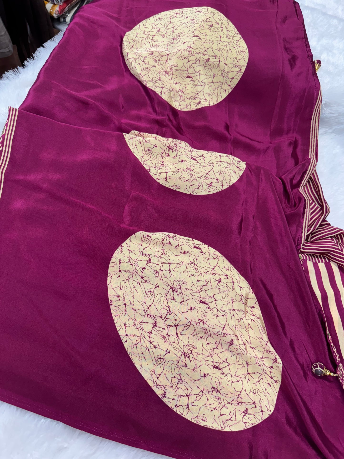Ajrakh saree-SR1061C