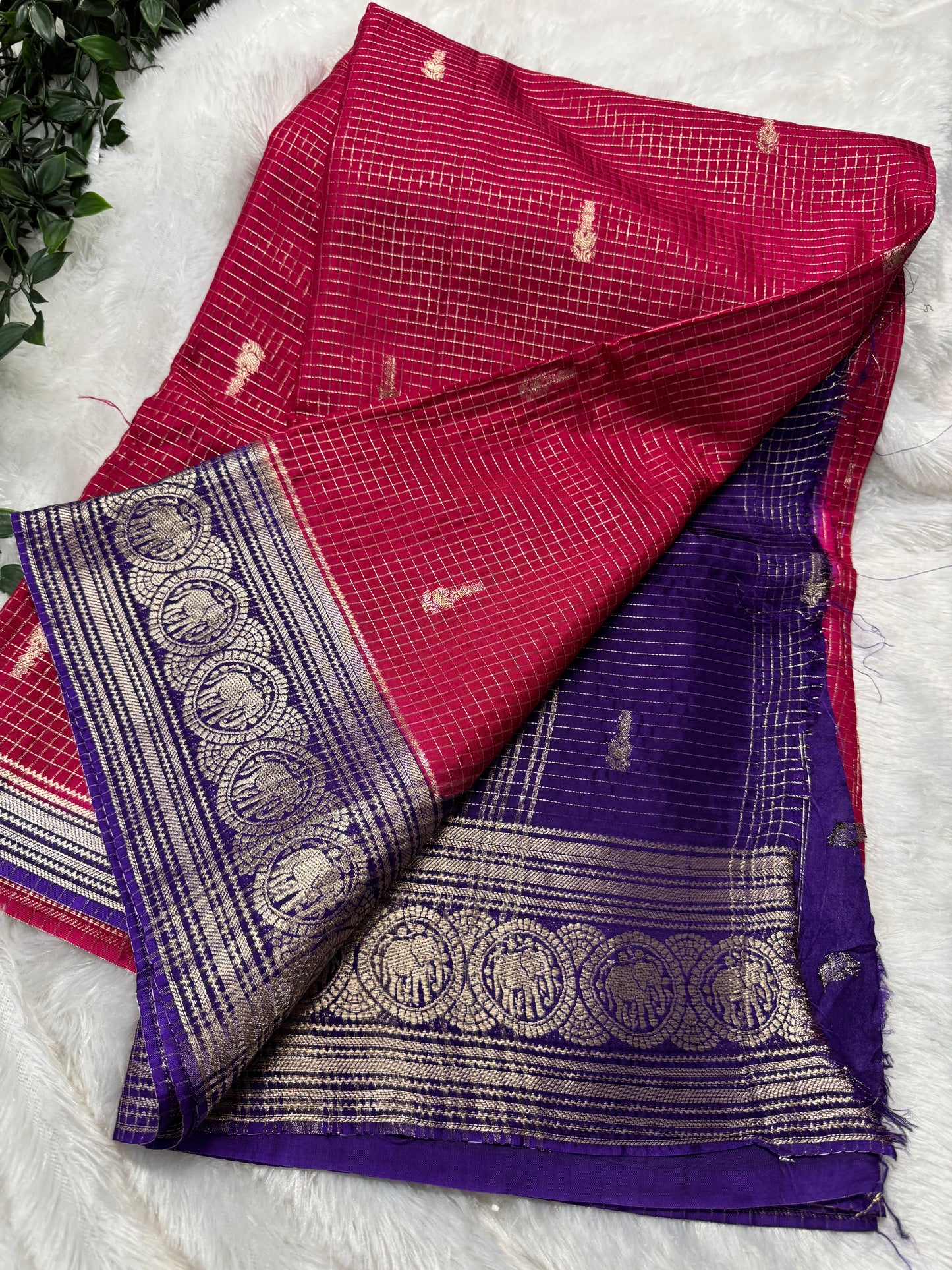 Vintage checks Mysore Georget-SR1174H