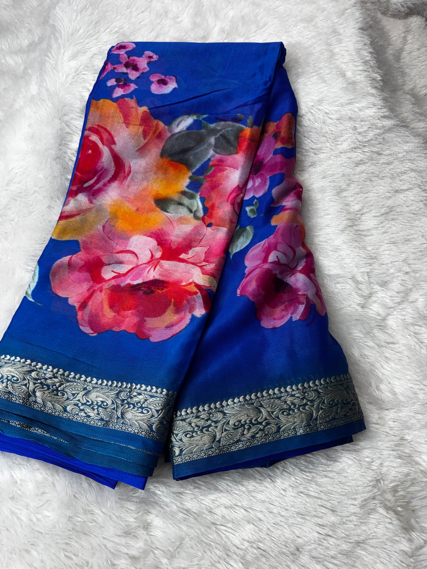 Chinnon digital print saree-SR1232C