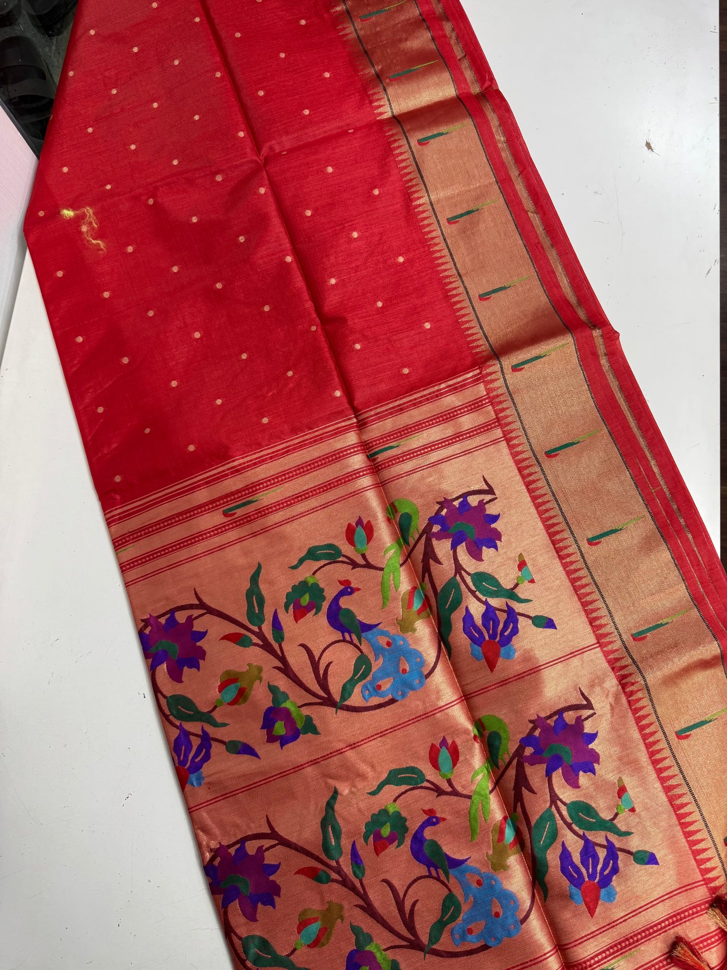 Tassar Paithani saree -SR1171B