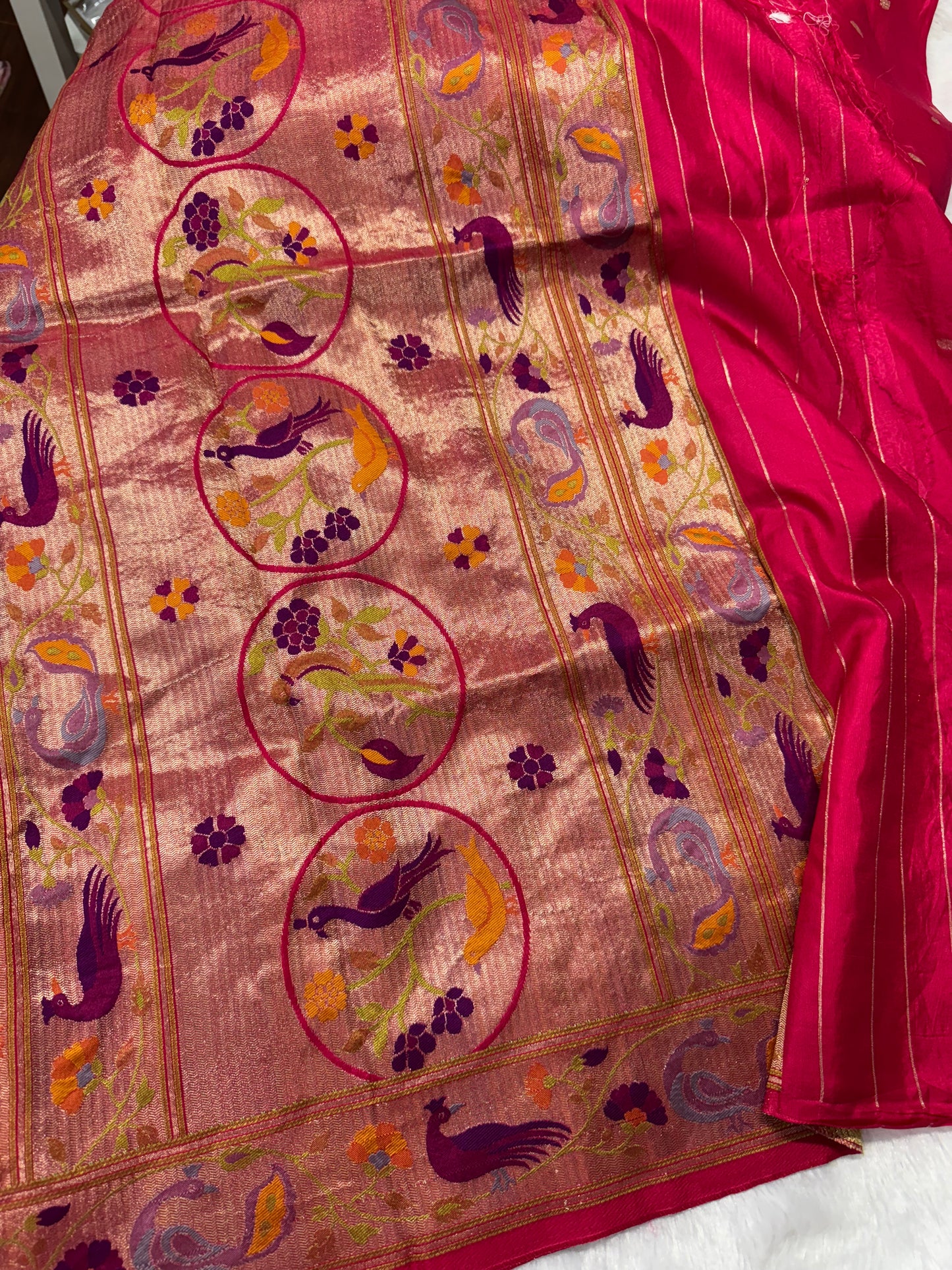 Munga crepe Paithani-SR1128A