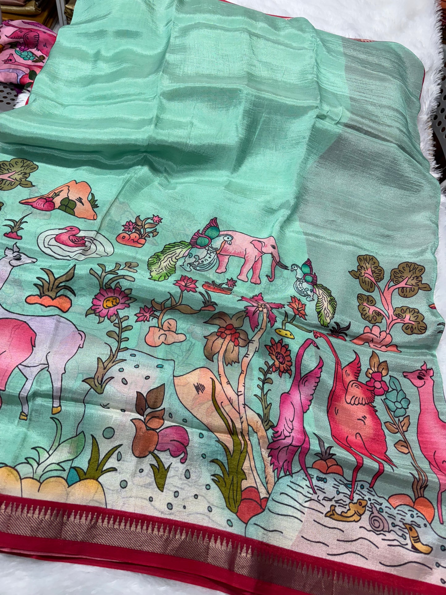 Mangalagiri pattu Kalamkari-SR1102D