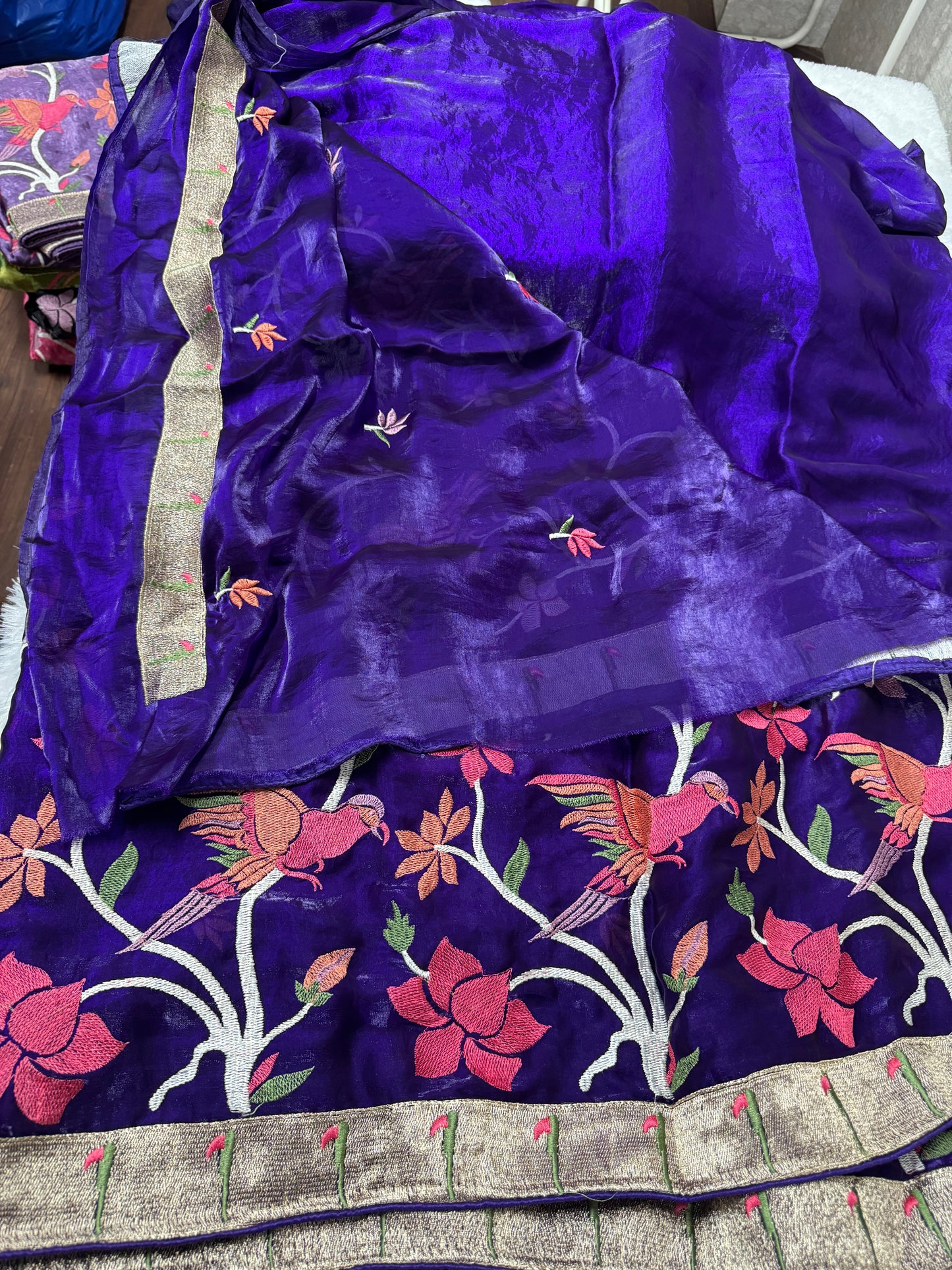 Space silk saree-SR1018F