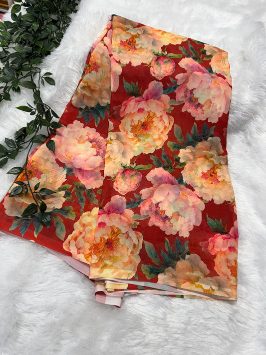 Georget flora saree-SR1099P