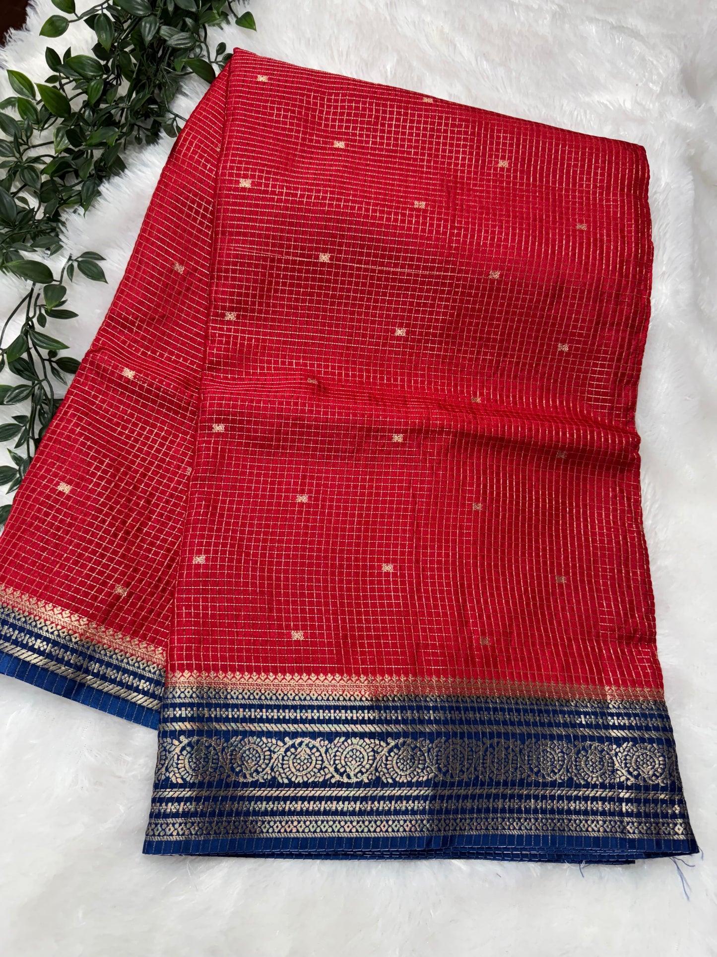 Vintage checks Mysore Georget-SR1173C