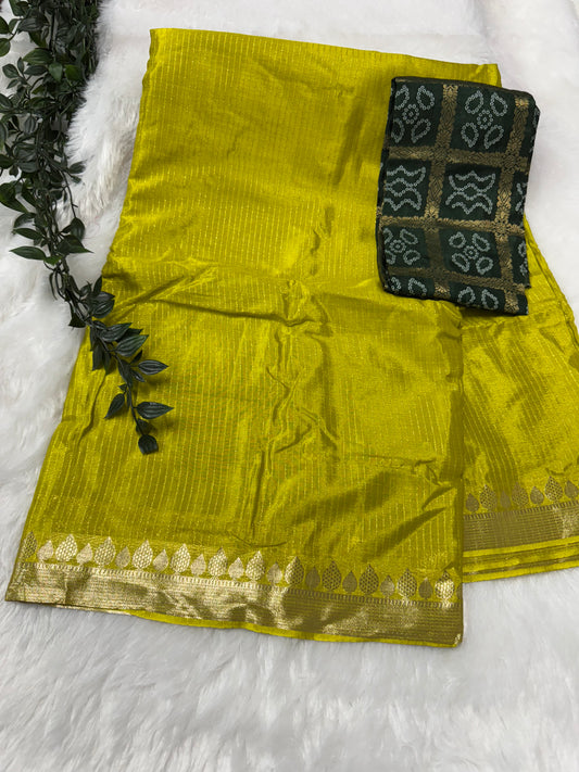 Pure Chinnon crepe saree-SR1027F