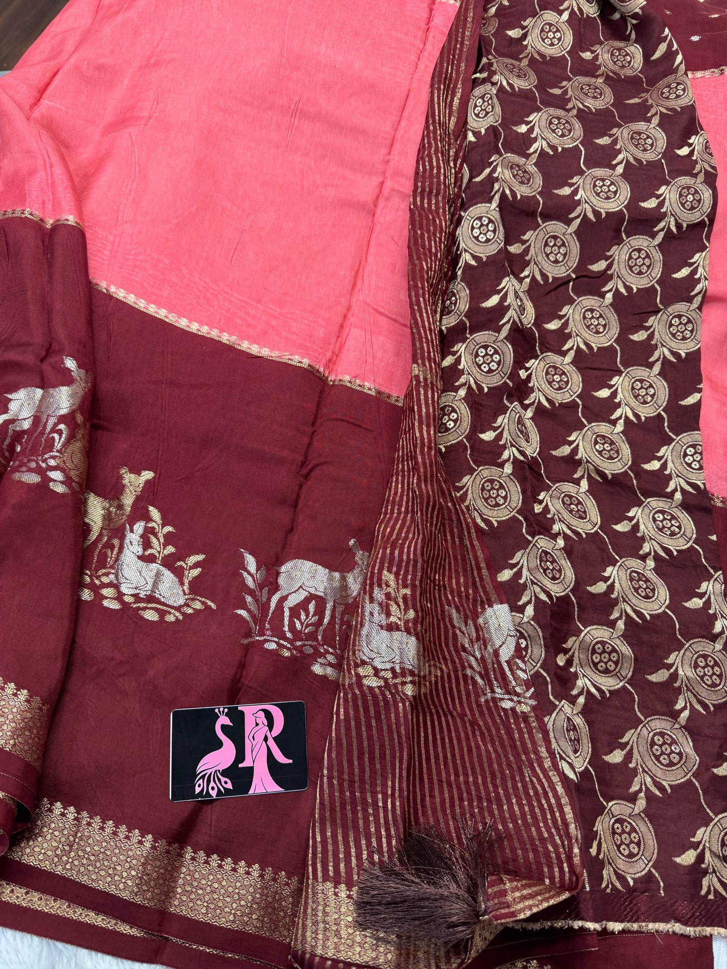 Mysore dola crepe silk saree-SR1159H