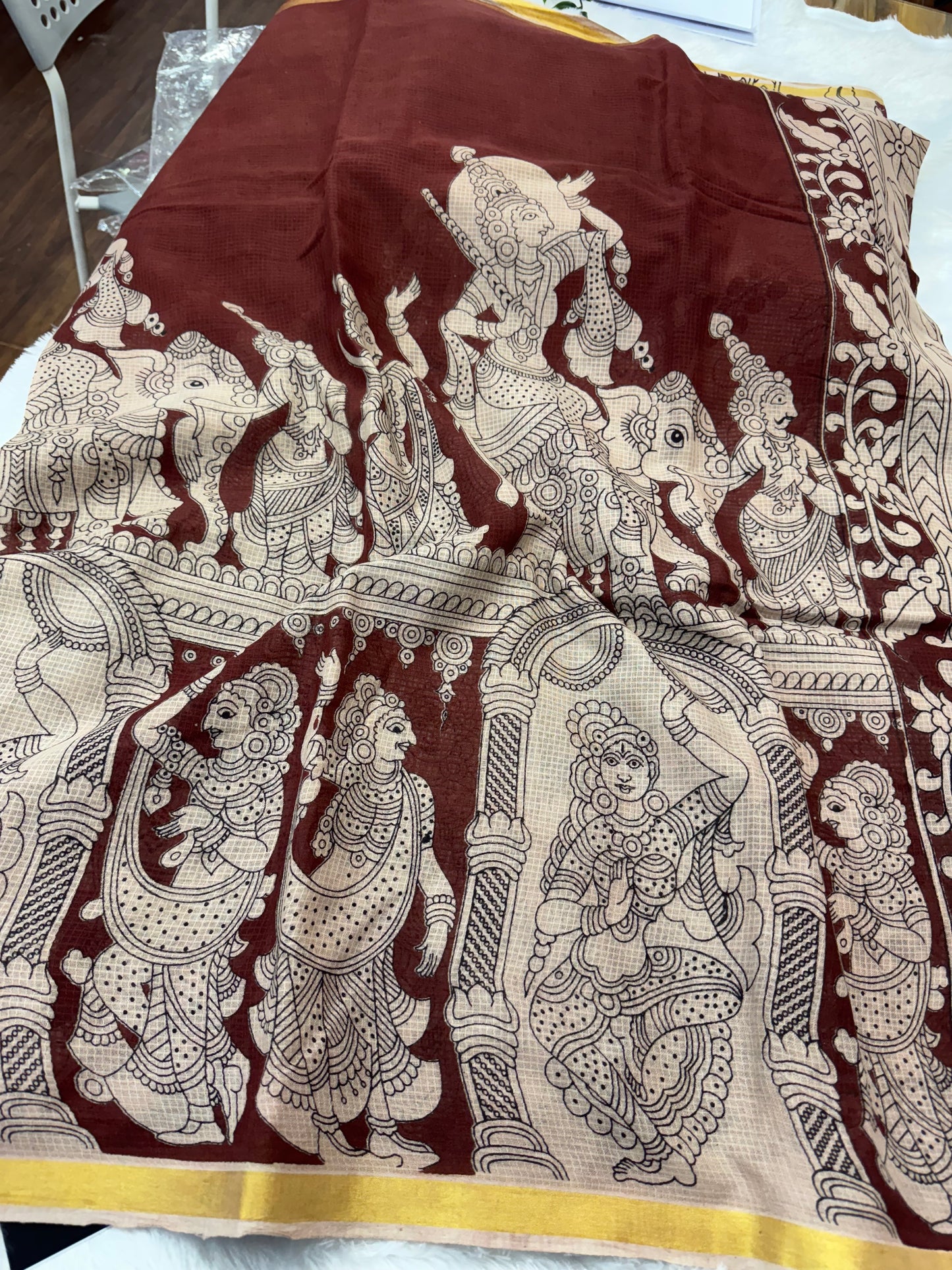 Kota Kalamkari saree-SR1160E