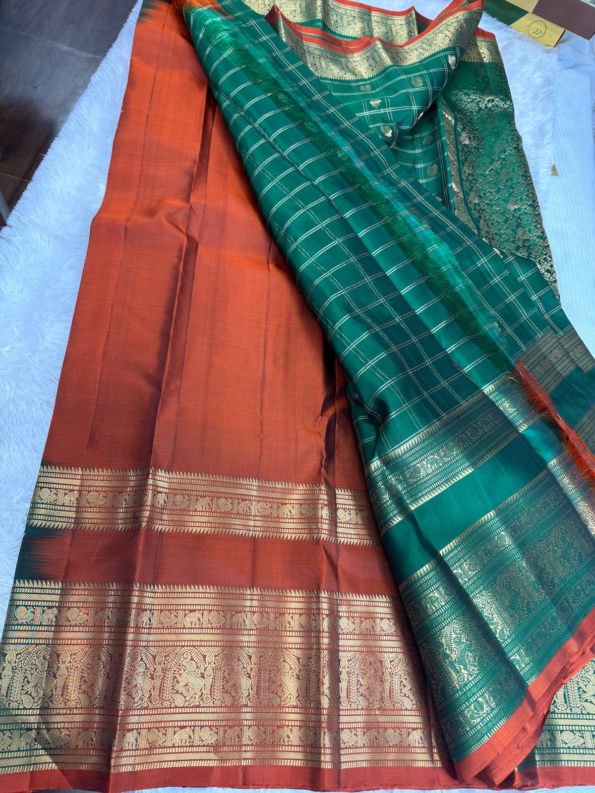 Handloom Kanchipattu saree-SRKP1
