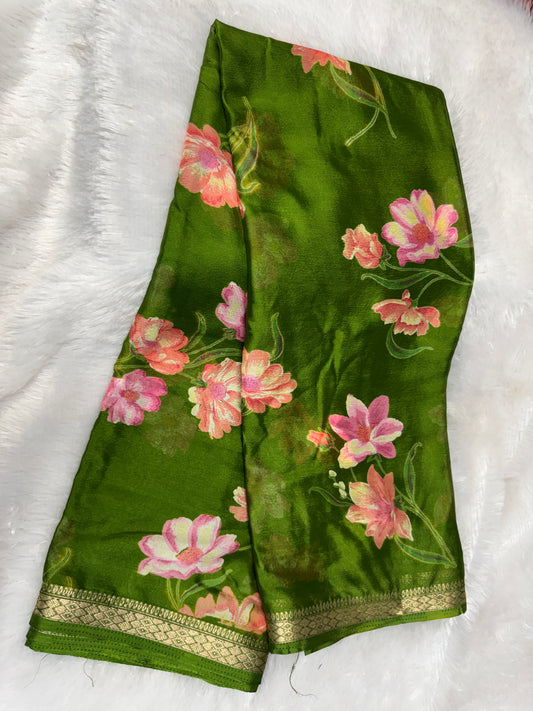 Chinnon digital print saree-SR1210l