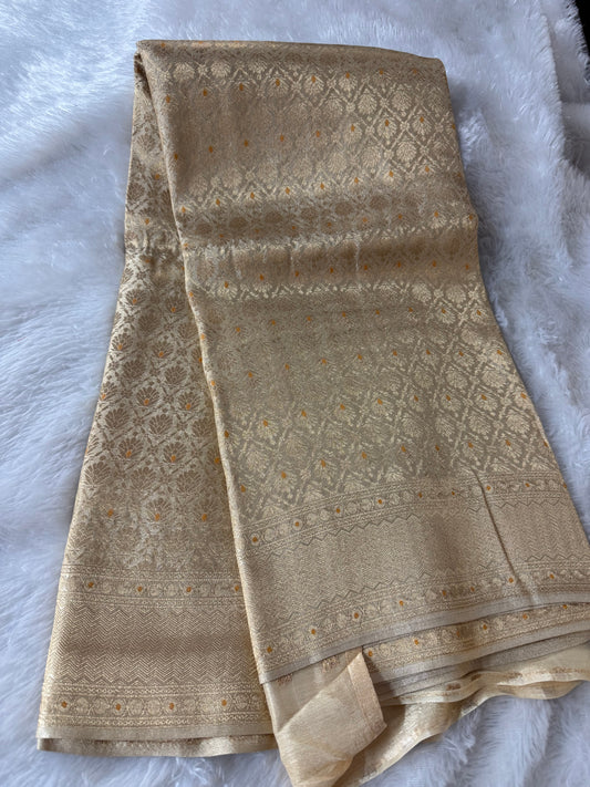 Banarasi crepe brocade saree-SR1178C