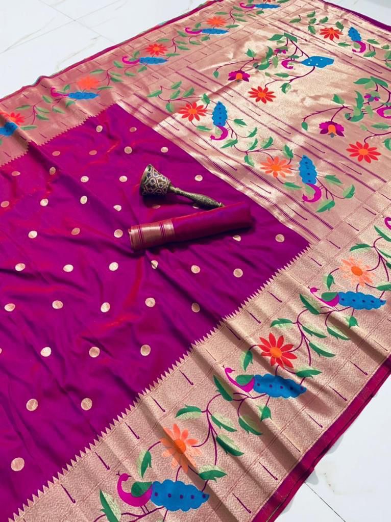 Paithani pattu saree-SRP109A