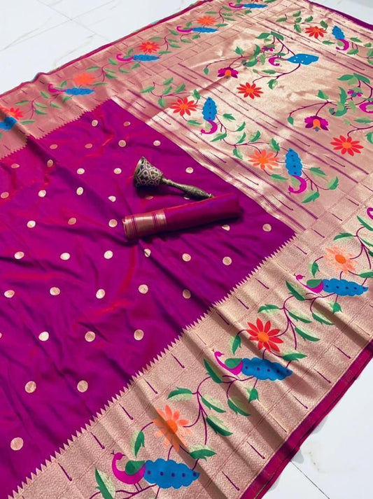 Paithani pattu saree-SRP109A