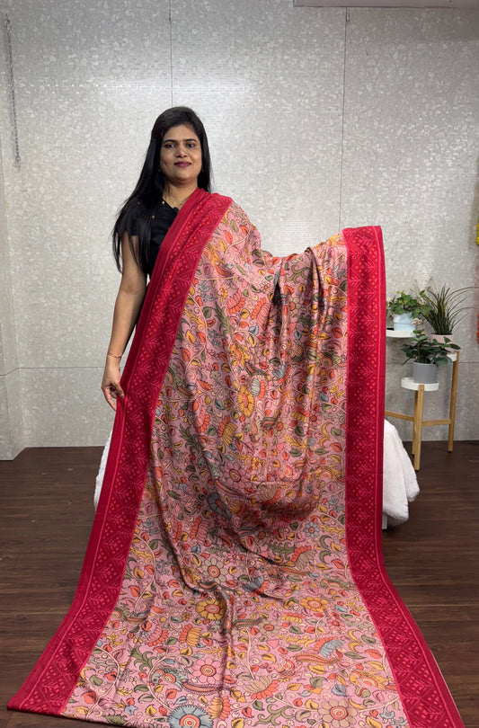 Lavanya silk Kalamkari-SR1047E