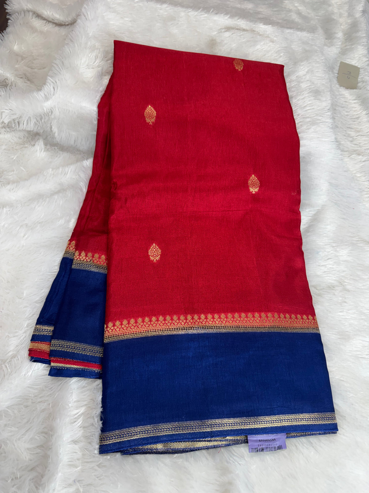 Russian crepe vintage sarees-SR1320