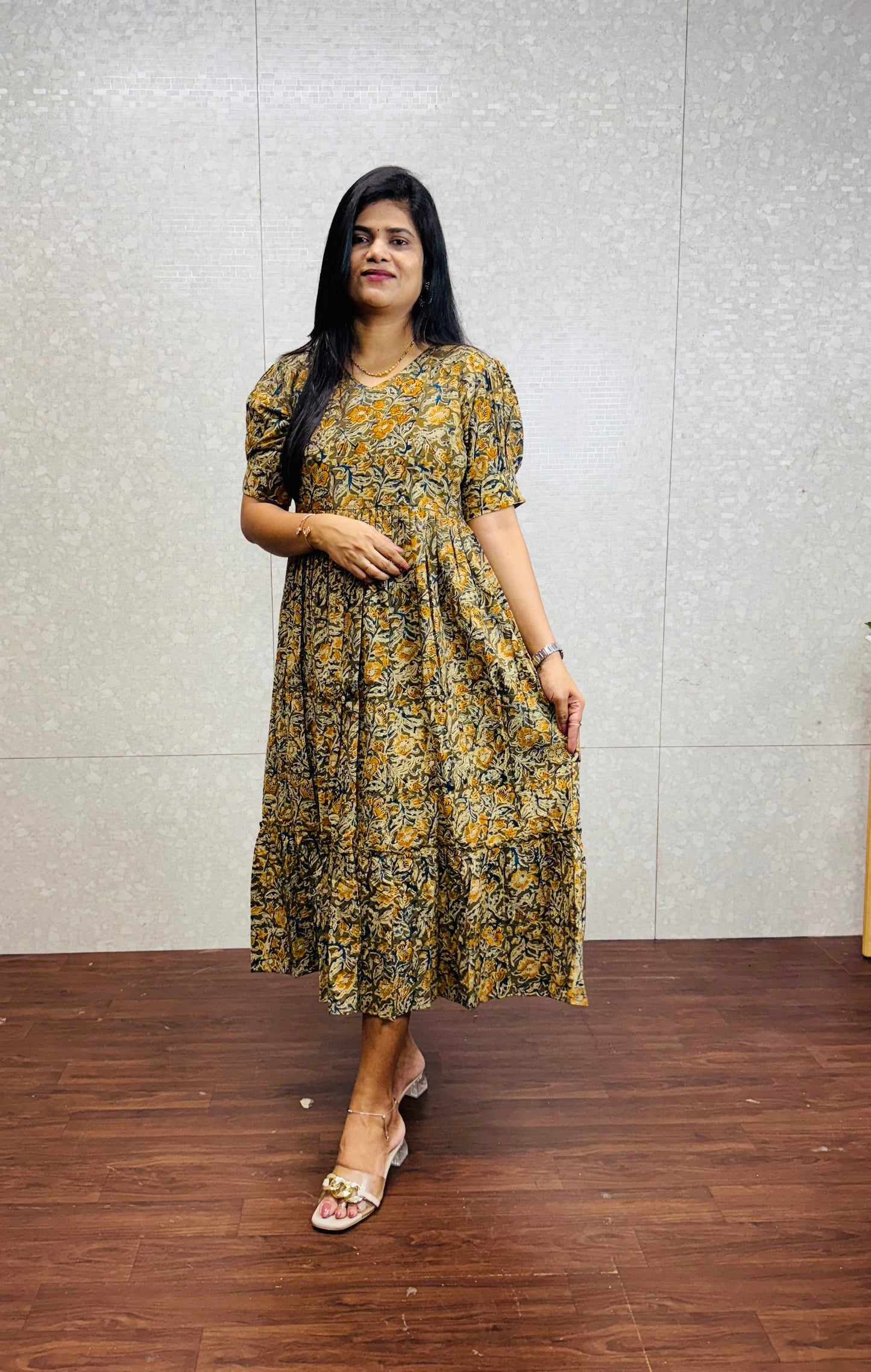 Kalamkari frocks-SRF2006C