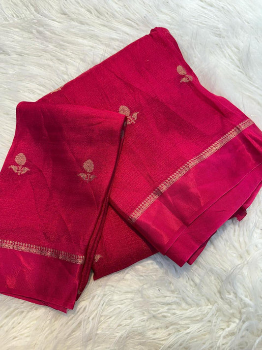 Viscose Khaddi Georget saree-SR1034D