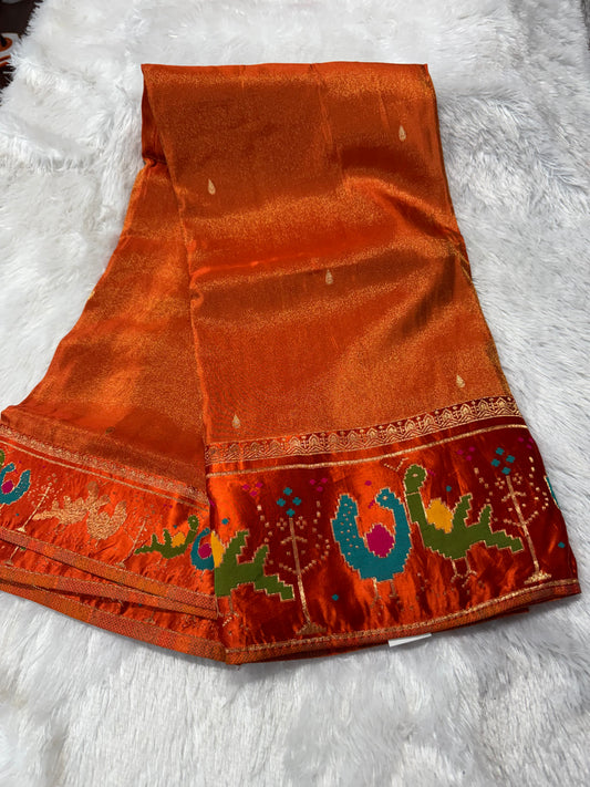 Banarasi tissue Georget sarees-SR1244F