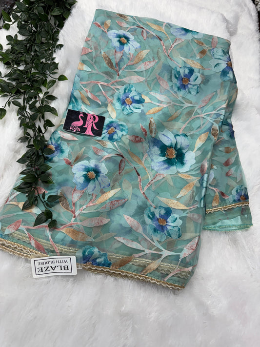 Designer Brasso Saree-SR1051C