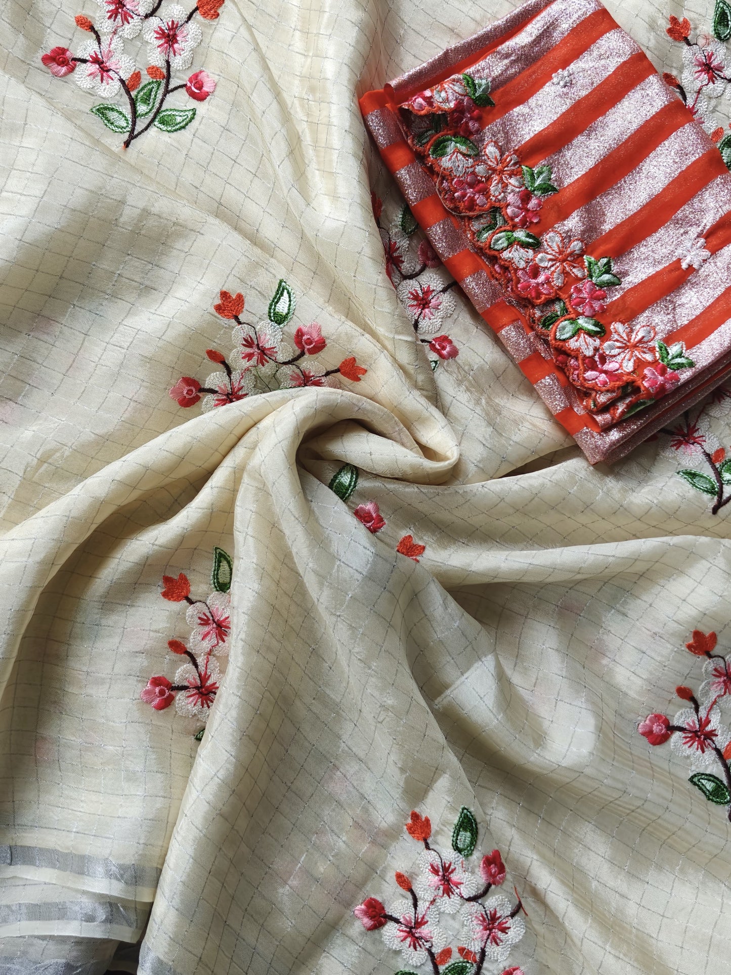 Chinnon fancy saree-SR1091