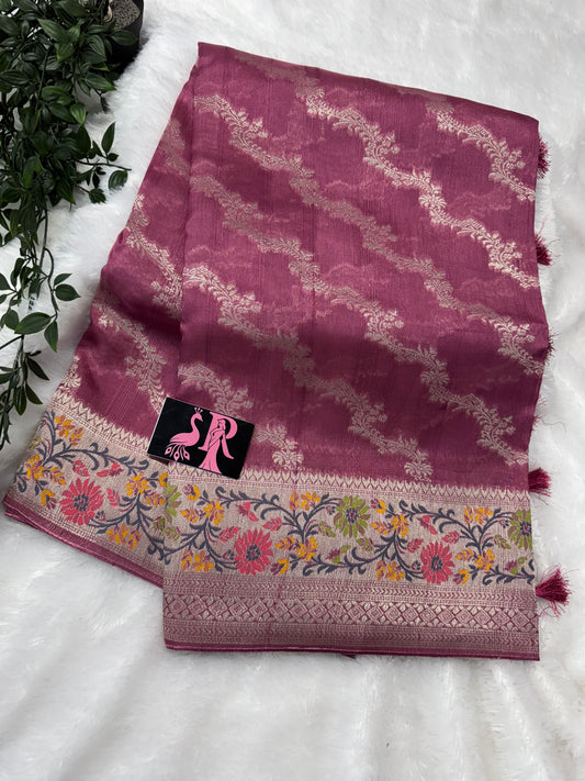 Pure Munga Tassar Paithani-SR1082C