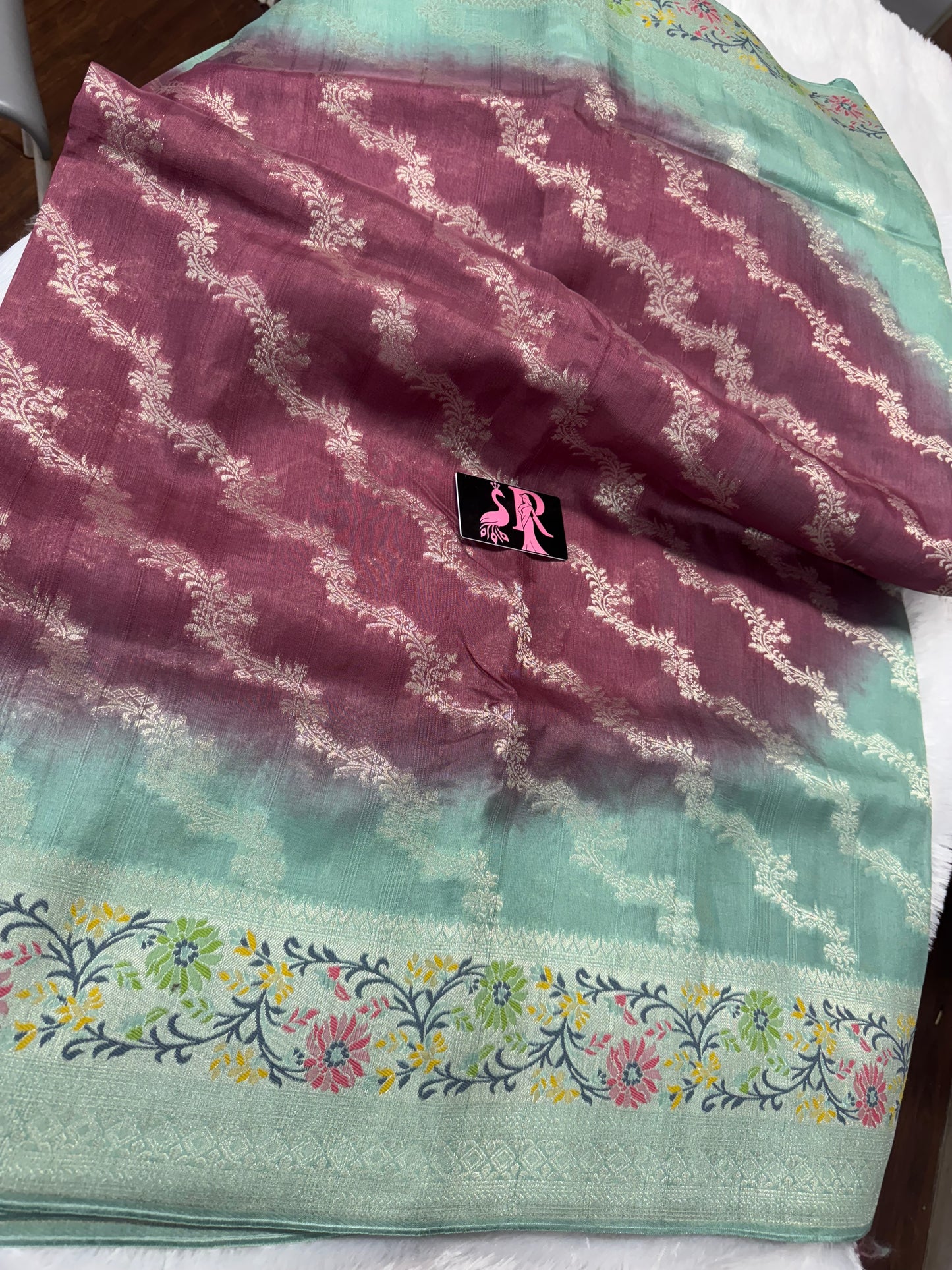 Pure Munga Tassar Paithani-SR1081A
