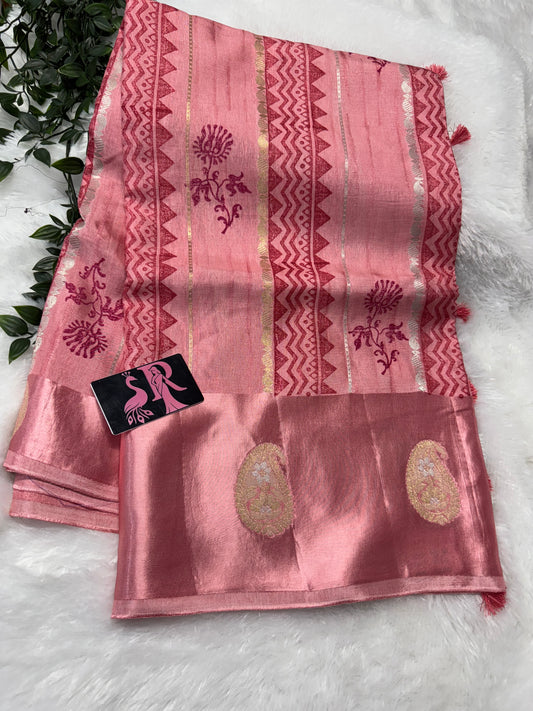 Munga Tassar block print-SR1085C