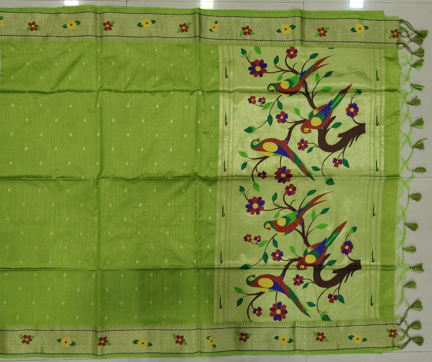 Tassar Paithani saree-SR1012F